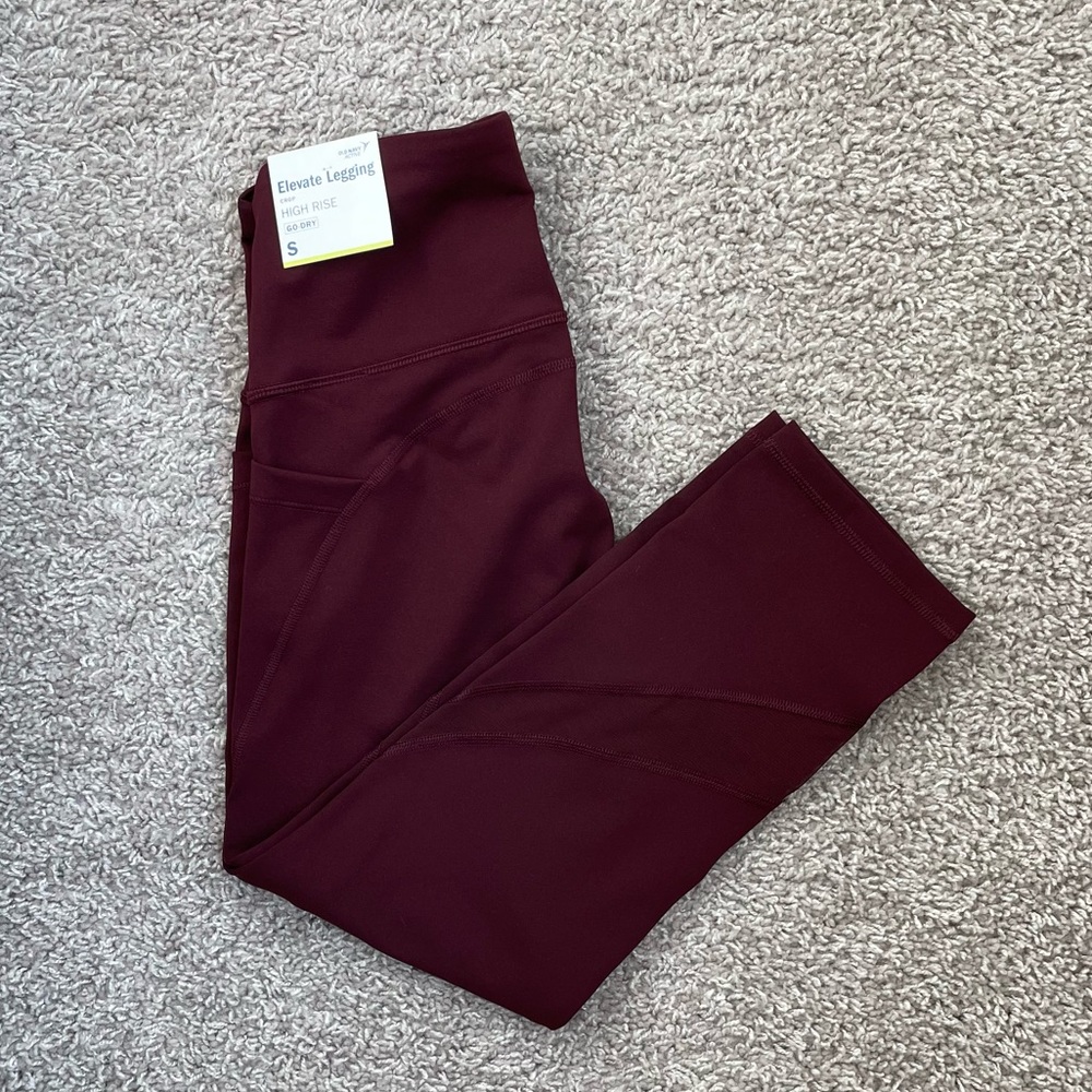 NWT Old Navy High Waist Mesh-Trimmed Compression Crop
